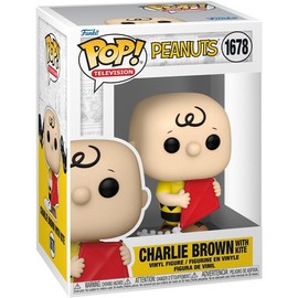 POP Animation: Peanuts - Charlie Brown with Kite Funko Vinyl Figure (Bundled with Compatible Box Protector Case) Multicolored 3.75 inches