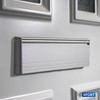 Xfort MailPlate Pro 12" Letterplate Matt Chrome, Premium Draught Proof