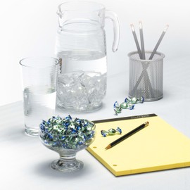 GLITTERATI Meeting Mints, Original Italian Miniature Hard Candies, Deluxe Quality, 1 lb. (400 Individually Wrapped Pieces Approx.), Net Wt. 14 oz., 397 g.