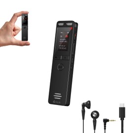 VikLink 32GB Digital Voice Recorder with Playback & TFT Color Screen, Noise Reduction Stereo Audio Recorder, Voice Activated Recorder with A-B Repeat, MP3 Player for Lectures, Meetings, Interviews