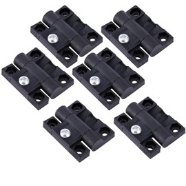 FJYXCHENXM Adjustable Torque Hinge, 6 Pcs Torque Damping Hinge Flexible Adjustable Position Control Hinges for Cabinet Furniture, Black