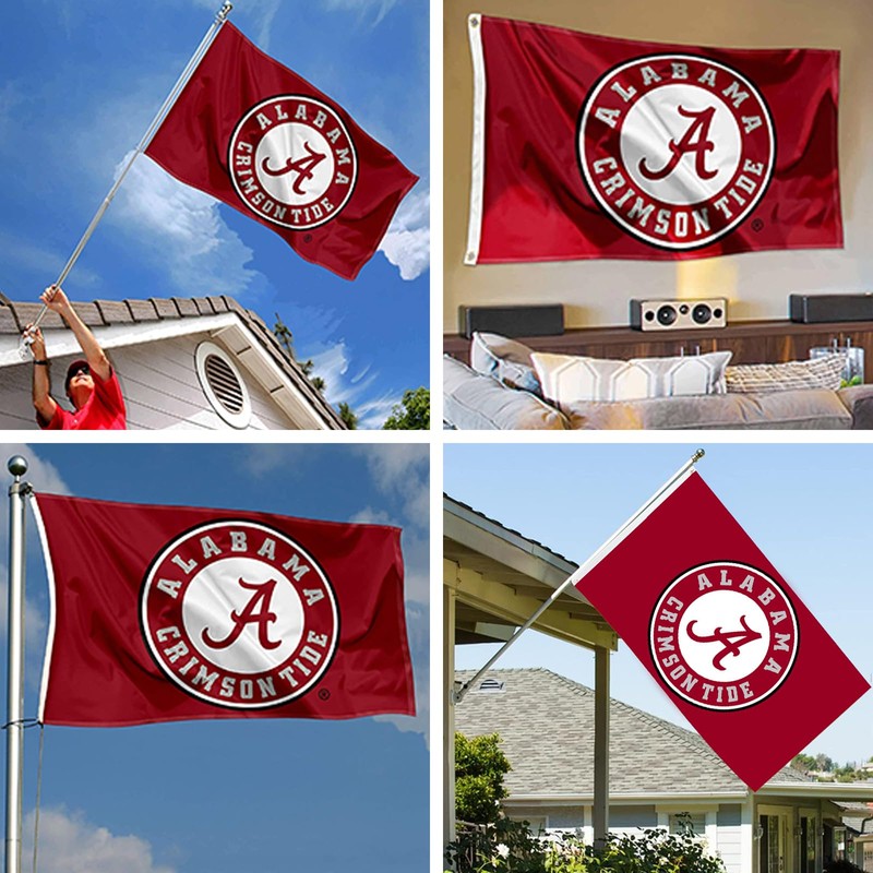 Alabama Flag 3x5 Outdoor Double Sided Heavy Duty Durable Polyester