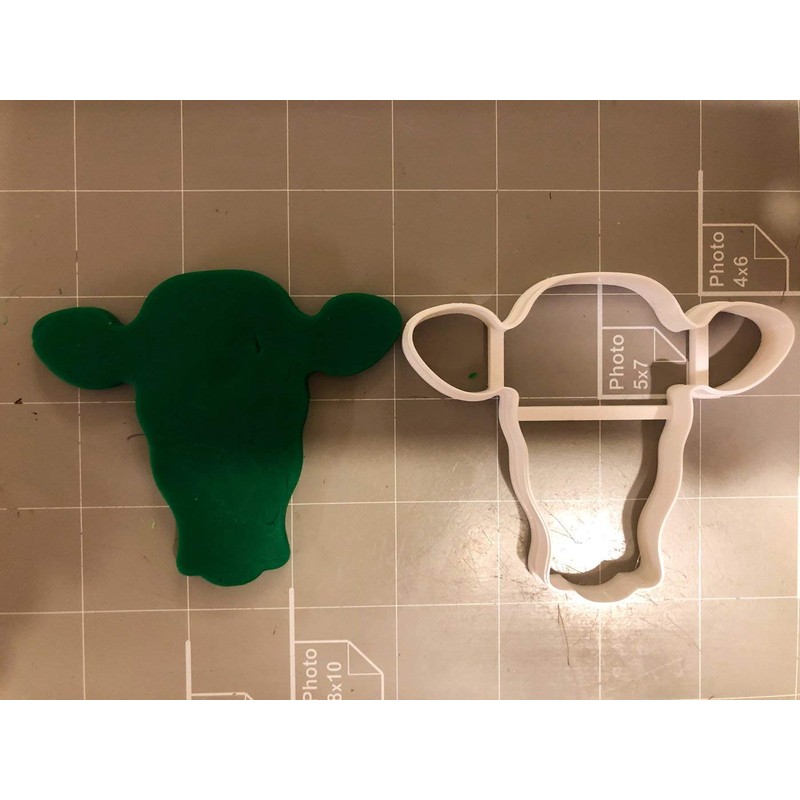 Cow Head cookie cutter (2.0 Inch)