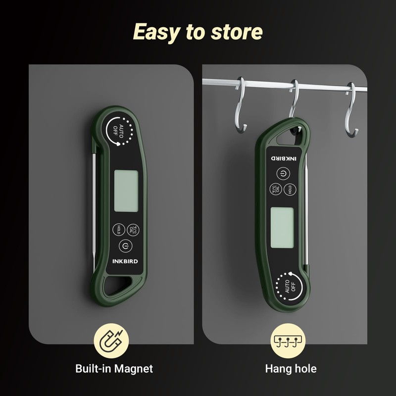 INKBIRD Instant Read Digital Meat Thermometer RHT-11K Portable Food Thermometer