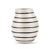 Demdaco - Jarrón Decorativo con diseño de Rayas Blancas y