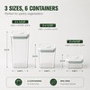 Hontent Pop Airtight Food Storage Containers with Lids Stackable Containers