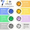 N\\A 8PCS Shower Flow Reducer Limiter Set,Control Valves Shower Water