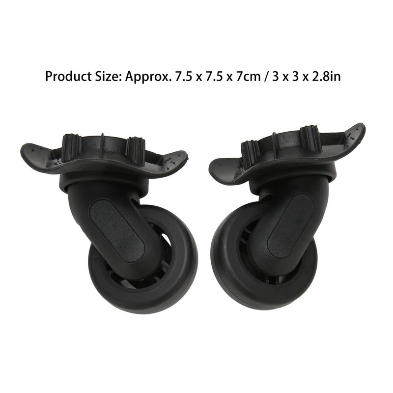 Suitcase Universal Wheel, Replacement Luggage Travel Suitcase 1 Pair Replacement