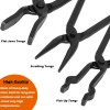 unbranded Blacksmith Tongs Forging Tools Set Knife Making Tongs Set