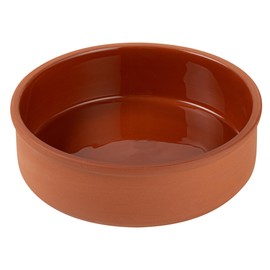 Restaurantware-Terra Tek 34 Ounce Terracotta Cazuelas, 2 Brown Glazed Clay Pots For Cooking - Oven-Ready, Microwavable, Terracotta Serving Pots, Dishwashable, For Cooking And Serving