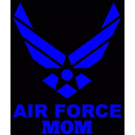 Egl US Air Force Mom Vinyl Car Truck DECAL  Window STICKER Multiple Colors Military