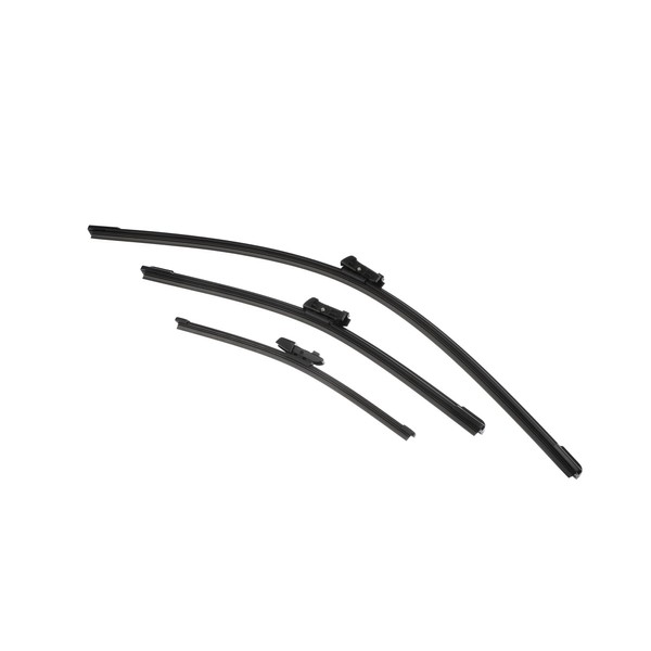 A ABSOPRO 3 Pcs Front Rear Windscreen Wiper Blades Set