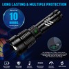 Sinvimes Rechargeable Flashlights High Lumens, XHP160.8 Powerful Tactical Flashlight with