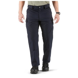 5.11 Tactical Stryke Pants for Men, Cargo Pockets Pant for Military & Law Enforcement, Dark Navy, 36W x 30L, Style 74369ABR