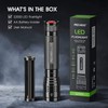 High-Powered LED Flashlight S2000, RECHOO Upgraded Powerful 2000 High Lumens Flashlights