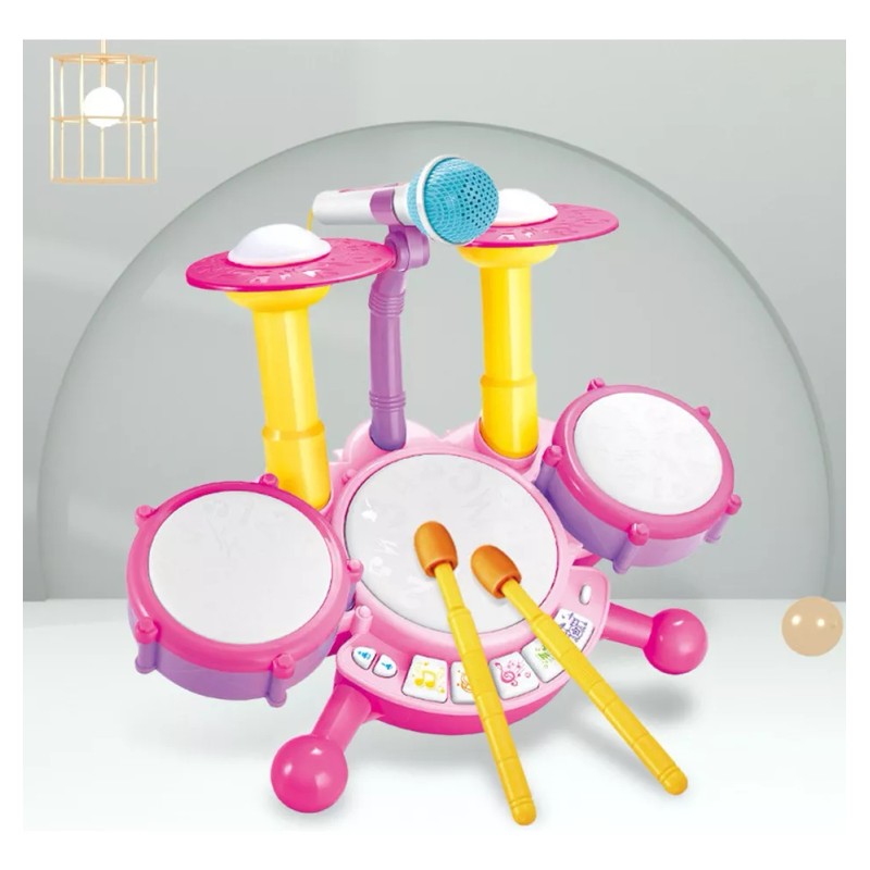 Generic W Juego De Batería Para Niños Con Baquetas Y