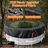 VniYors 14 Ft Round Winter Pool Cover, Heavy Duty Thickened