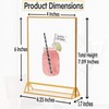 EKINIYAR 4x6 Acrylic Sign Holders 8 Pack Gold Table Number