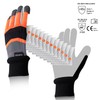 YARDMARIS Chainsaw Gloves, 1 Pair Anti-Cut Safety Leather Work Gloves,