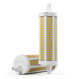 R7S 118mm LED Bulb 30W, Dimmable J Type Double Ended Flood Light (300W Halogen T3 Replacement), 120V 3000 Lumen, Wall Security Floor Standing Lamp for Work and Home, Pack of 2 (3000K Warm White)