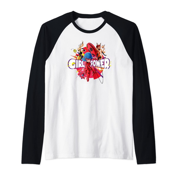 Miraculous Collection Ladybug Rena Rouge Queen Bee Power Raglan Baseball