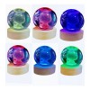 KH Lámparas De Escritorio Noche Led 3d Bola De Cristal