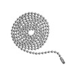 BetterJonny Ball Chain, Key Chain, Ball Chain with Connector, Silver,