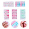 LALAFINA Boys and Girls Nails 120pcs Set Boys and Girls