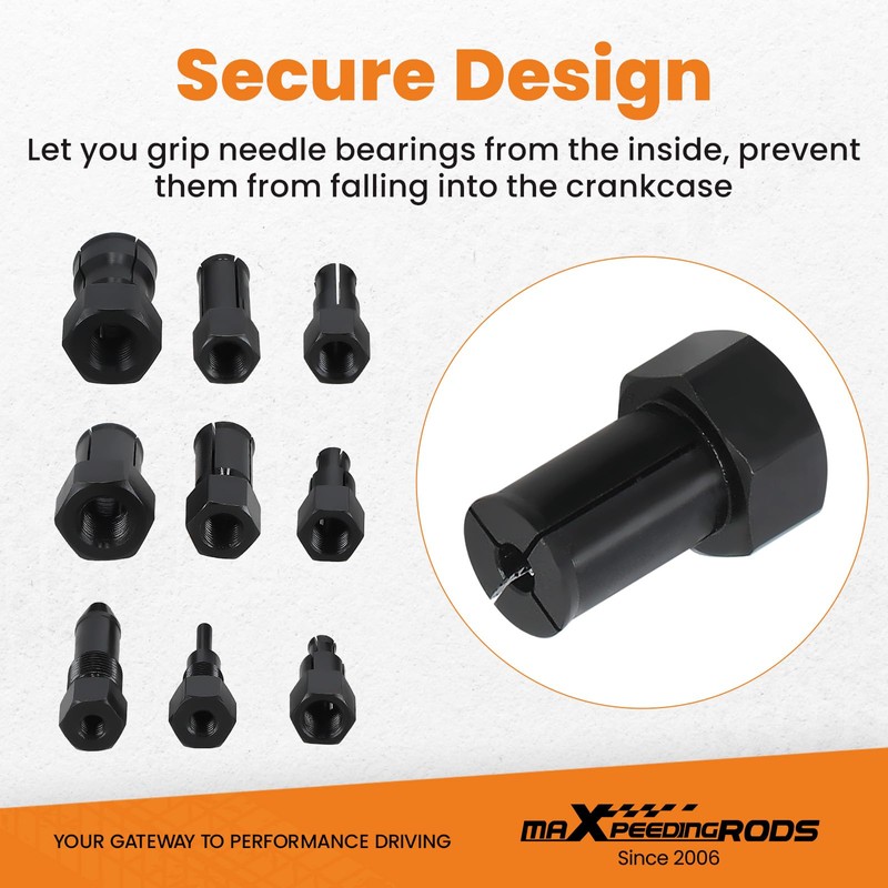 maXpeedingrods Motorcycle Blind Hole Inner Bearing Extractor Puller Tool Kit,