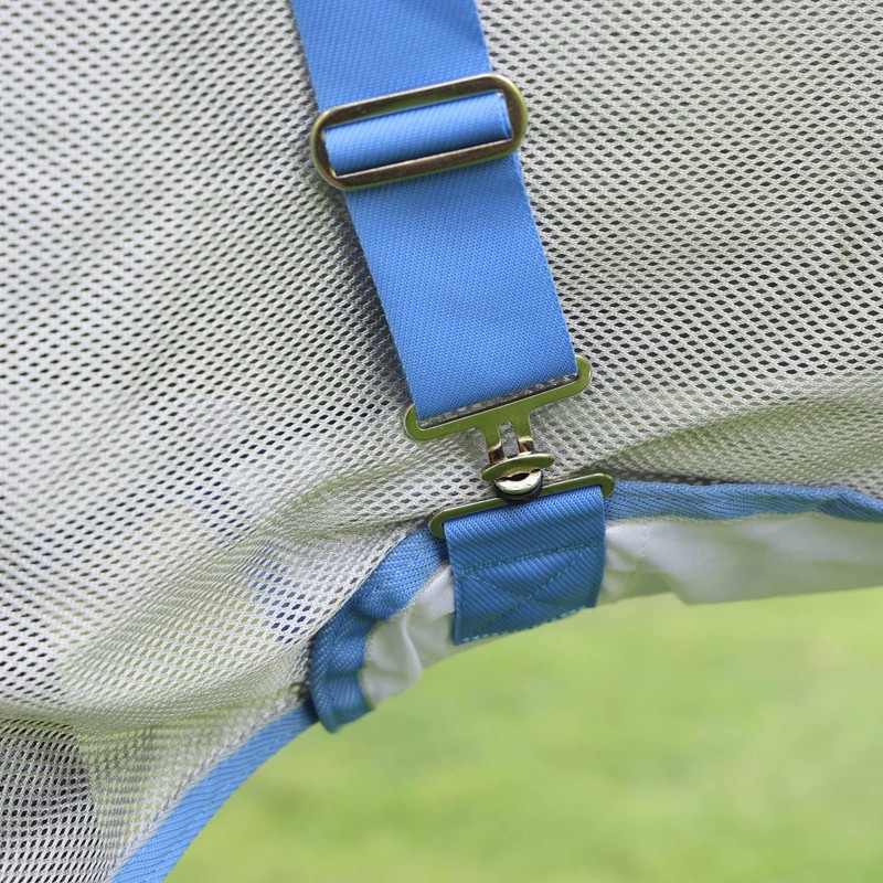 Shires Tempest Original Fly Mesh Combo Rug - Sky Blue