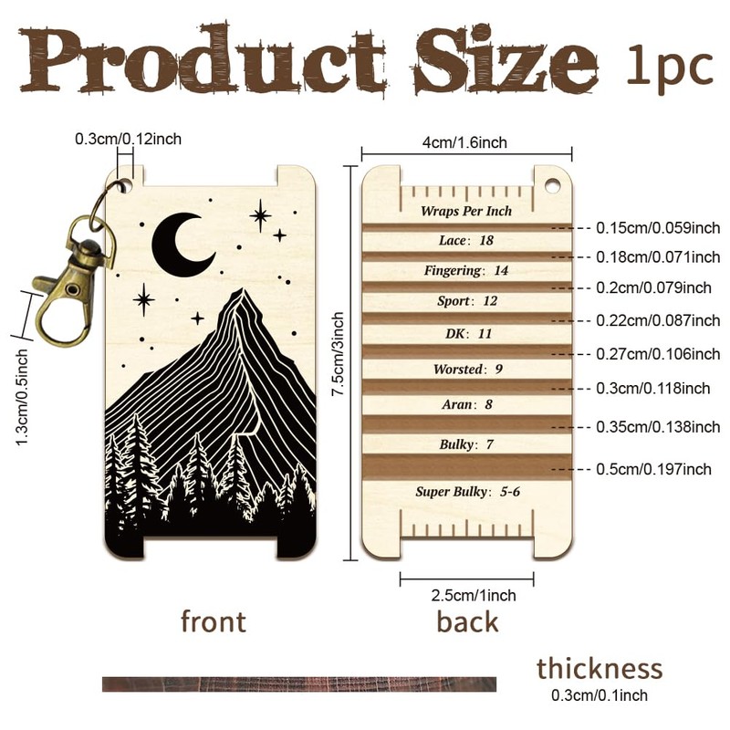 arricraft Spinning Control Card Multi-Purpose Spin Control Tool with Mountain