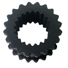 9JE Coupling Sleeve Rubber Elastomer 9J for S-Flex Series, Solid Design, 6" OD, 3" Elastomer Length,1800 in-lbs Nominal Torque