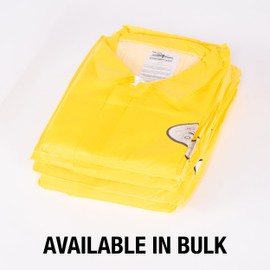 CHEMSPLASH All-purpose Disposable Chemical Splash Protective Suit for Hazmat, One Size Fits Most, Yellow