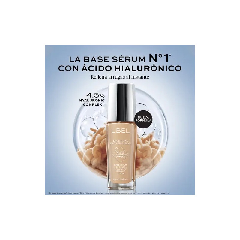 L'bel - Base Con Ácido Hialurónico Solutions Pro-hialuron