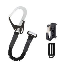 TJM Design Tajima HJR-L4BK A-Ring Connection Auxiliary Rope, Shortened, No Intrusion, Lightweight Steel Hooks, L4 Hooks, 2 L-Shaped D-Ring Clasps, 2 Holes, Rear Hook Hanger Included