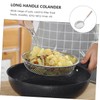 BIUDECO Stainless Steel Colander Fine Mesh Strainer Kitchen Gadget Long