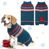 BINGPET Christmas Dog Sweaters for Winter,Turtleneck Classic Knit Dog Sweaters