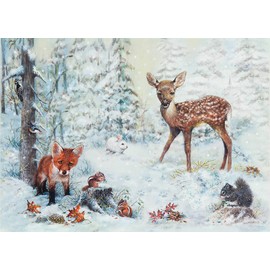 Snowy Forest Deluxe Boxed Holiday Cards (Christmas Cards, Greeting Cards)