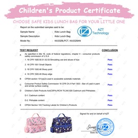 Bolsa de almuerzo para niñas, Kasqo Mini Bolsa Térmica Aislada Bolsa de Almuerzo para Niños con Compartimentos Dobles, Gato Rosa