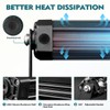 Rigidhorse 52 Inch LED Light Bar Single Row Flood &