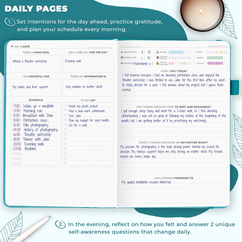 Clever Fox Self-Care Journal – Wellness & Daily Reflection Notebook