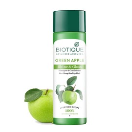 Biotique Green Apple Fresh Daily Purifying Shampoo and Conditioner for Oily Hair and Scalp 120ml