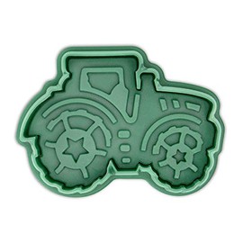 Städter 171848 Tractor Cookie Cutter, Plastic, 6.5 cm, Green