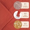 8Pack Muslin Cloths for Baby, Muslin Squares Soft Natural Cotton