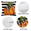Aitukang Fall Pillow Covers 16x16 Set of 2 Autumn Pumpkin