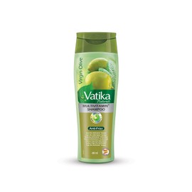 Vatika Naturals Multivitamin Olive Shampoo - 400ml, Enriched With Virgin Olive & Multivitamin, For Anti Fizz - Coats, Conditioning & Softening Hair