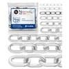 5 Pieces 50-cm = 0,5-Meter 4-mm Thick Stainless Steel Chain