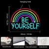 Horseneon Be Yourself Neon Light Sign Rainbow Neon Sign