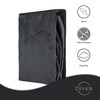 Devior Cashmere Touch Spannbettlaken 90x200-100x200 cm anthrazit | 190 g/m²