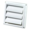 Deflecto Vent Hood, 4", White (HS4W/48)